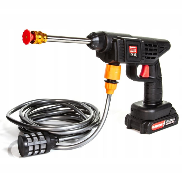 Акумуляторна ручна мийка високого тиску MAR-POL M90139, фото 1