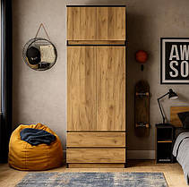 Шафа Бруклін 2Д2Ш 1796х904х504мм Меблі-Сервіс, фото 4