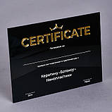 Сертифікат із акрилу про закінчення курсів 297х210 мм (А4 формат), фото 2