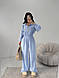 Жіночий комбінезон; Колір: блакитний, темно-синій, графіт, чорний; Розмір: 42-44, 46-48 ;, фото 4