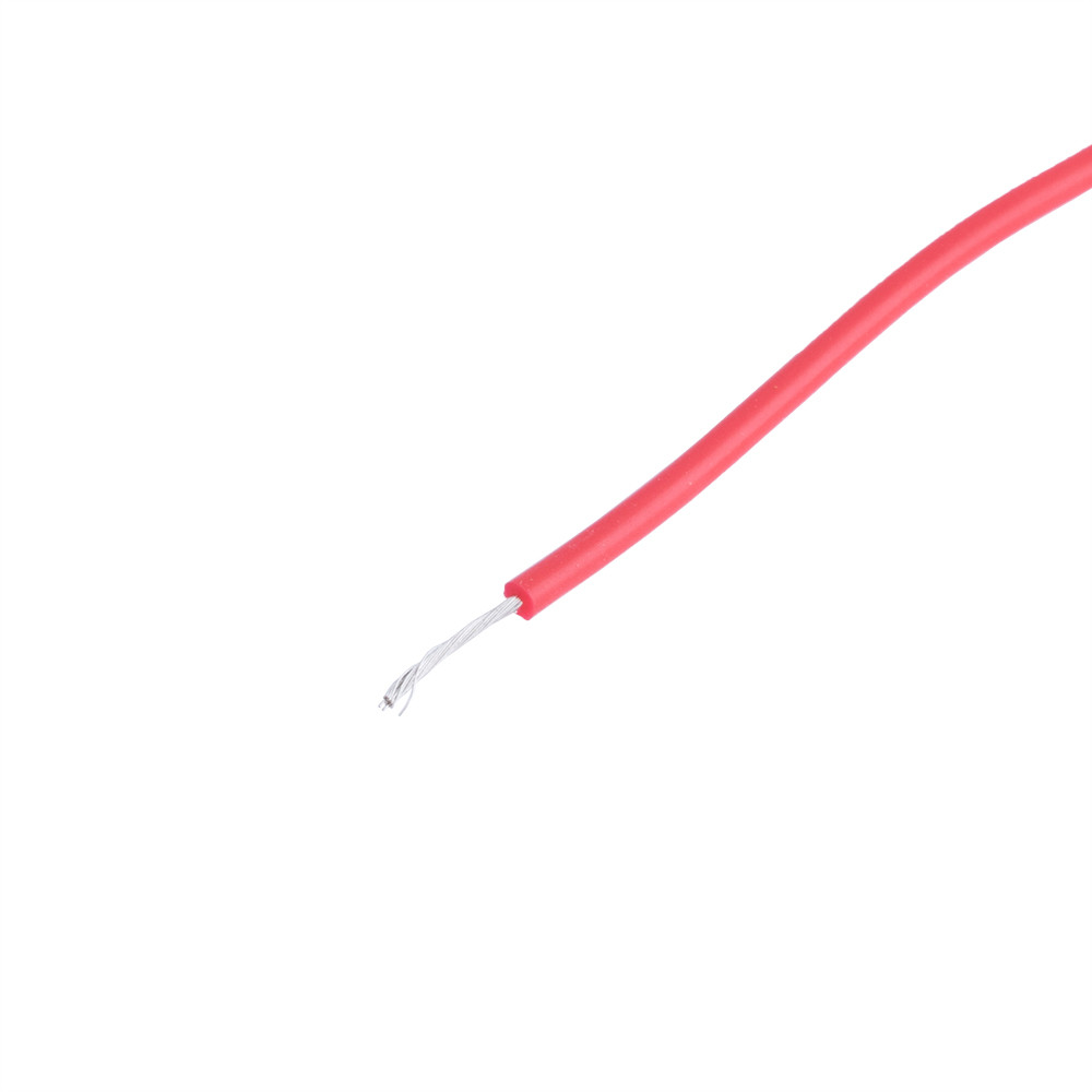 Силіконовий дріт 26AWG (0.15 mm2-30/0.08TS) червоний, 1 м