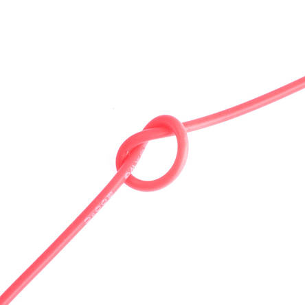 Силіконовий дріт 26AWG (0.15 mm2-30/0.08TS) червоний, 1 м, фото 2