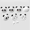 Безпровідні навушники Panda G05D Rolling Face 300mAh, 30mAh Білий 58315, фото 10