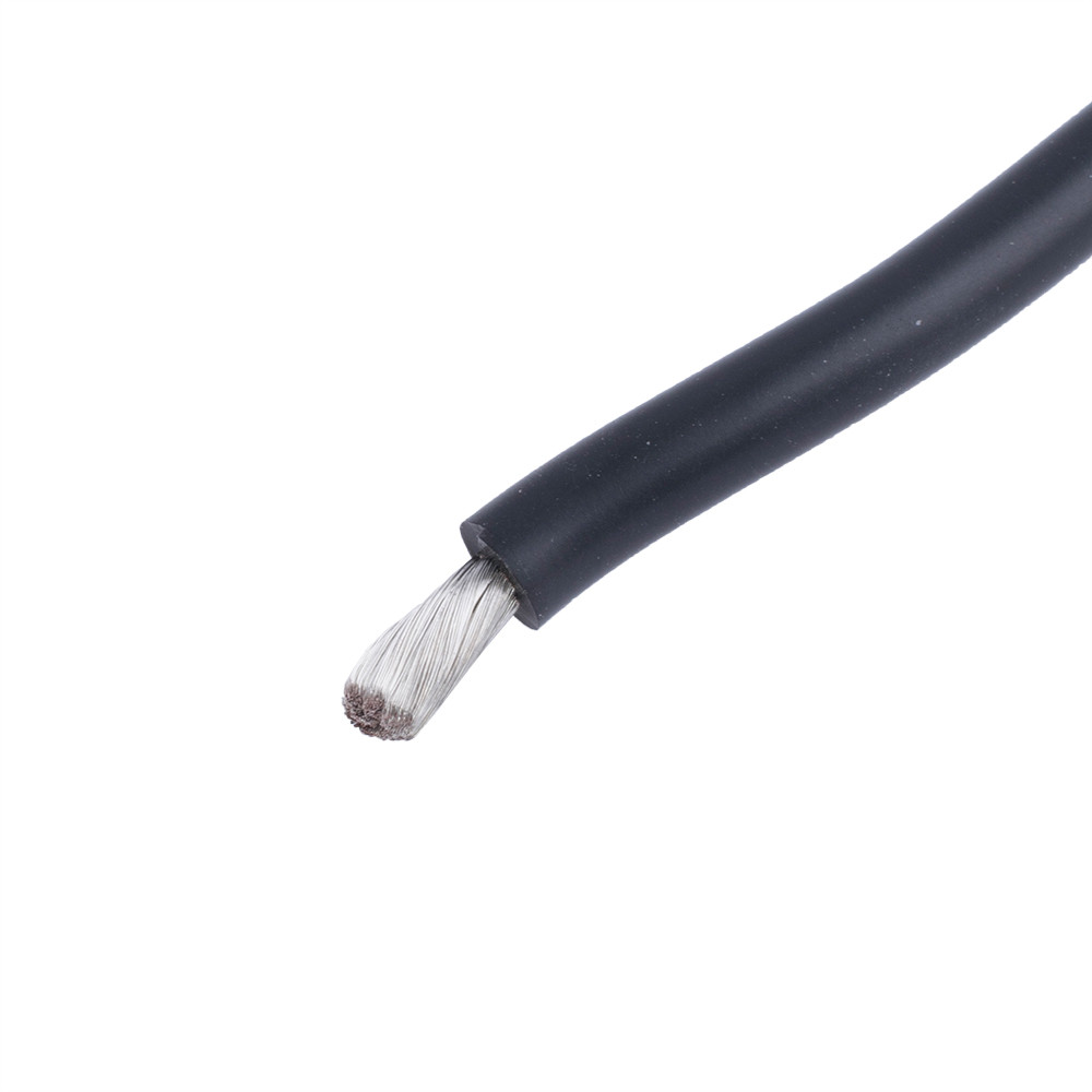 Силіконовий дріт 12AWG (3.5mm2-680/0.08TS) чорний, 1 м