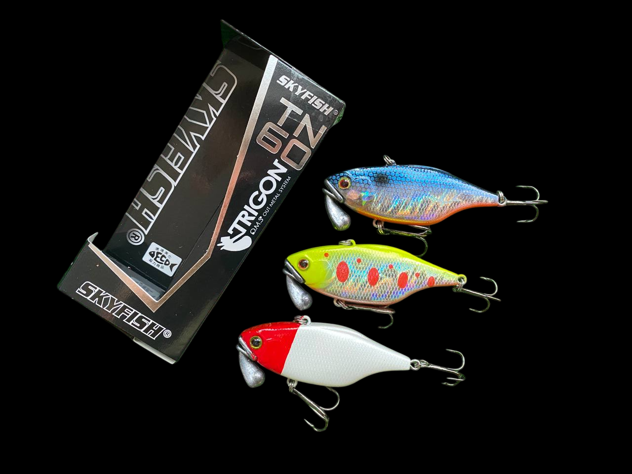 Воблер Columbia TN60 Trigon 60mm 18.5g (набір 3шт), фото 1