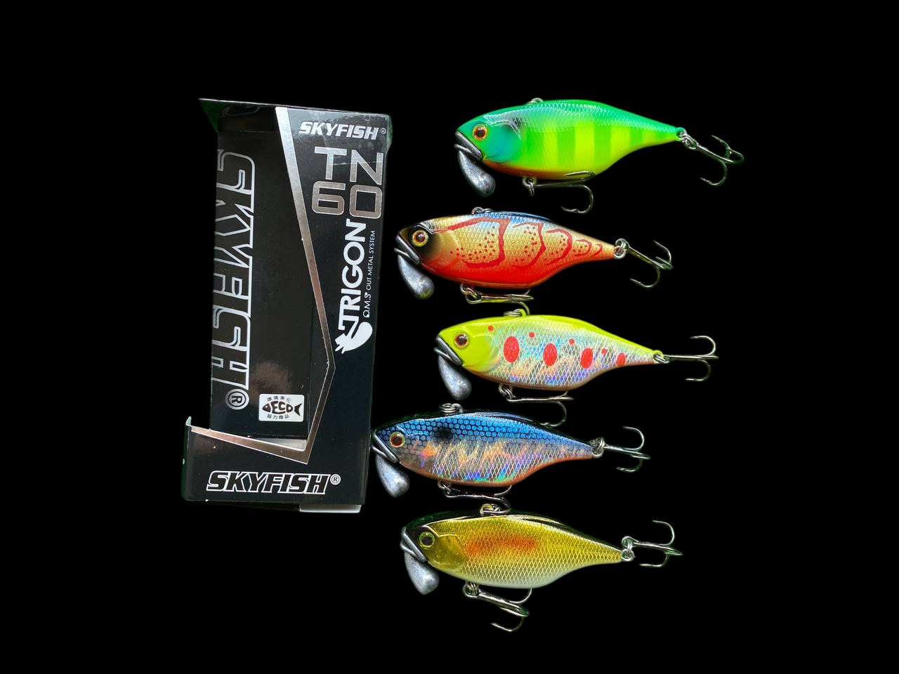 Воблер Columbia TN60 Trigon 60mm 18.5g (набір 5шт), фото 1