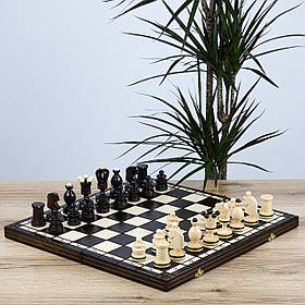 Сувенірний набір шахів для чоловіків королівських інкрустованих 50*50 | Подарунок чоловікові