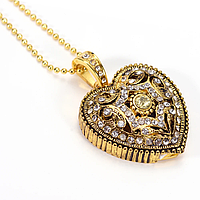 Фігурна флешка TG 64 GB Кулончик Love Heart 2.0