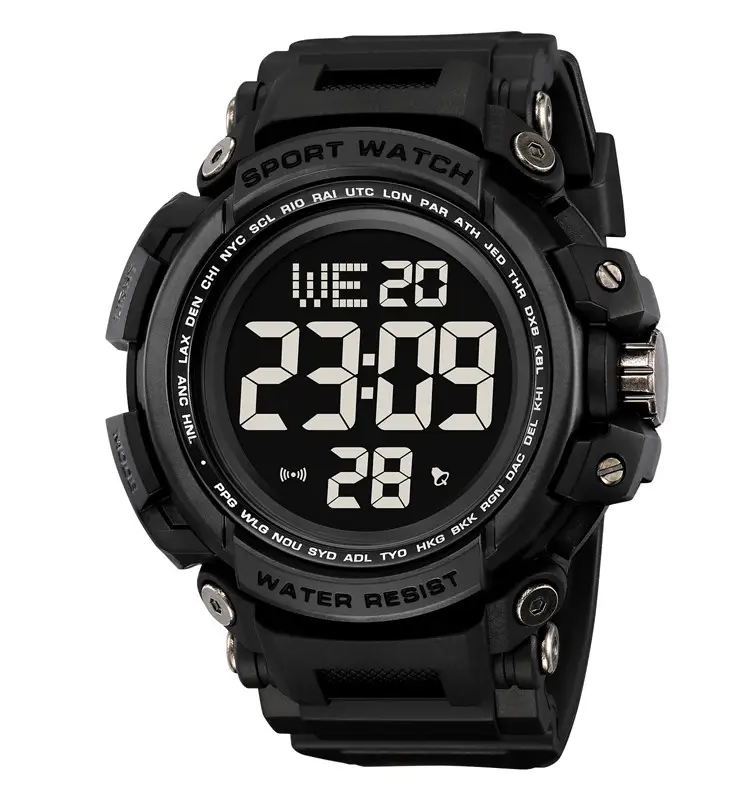 Годинник чоловічий наручний спортивний Skmei 2422 (Чорний), фото 1