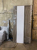 Панель перфорований лист 200х40см білий настінний (рівний без загину)