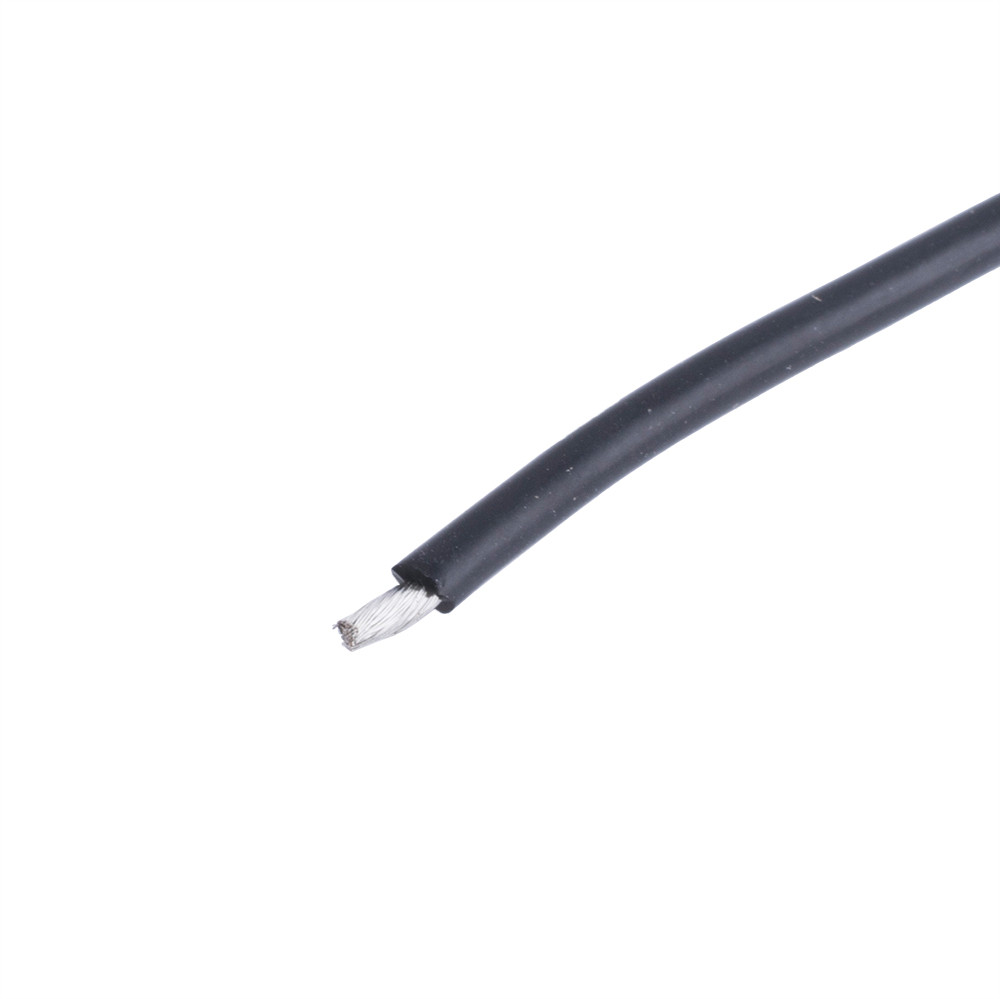 Силіконовий дріт 18AWG (0.75 mm2-150/0.08TS) чорний, 1 м