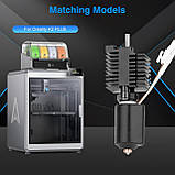 Хотенд (hotend) для 3Д-принтера Creality K2 Plus, нагрівач кераміка, цільний термобар'єр/сопло 0.4 (HSRQ0179), фото 9