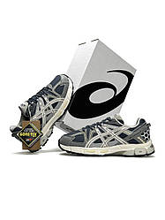 Чоловічі кросівки Asics Gel-Kahana 8 Gore-Tex Grey сірі Асикс Кахана Гортекс водонепроникні демісезон