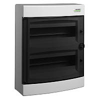 Модульний щиток PNS 24T з прозорими дверцятами настінного монтажу IP40 2×12 модулів (101500), NOARK