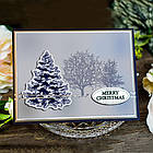 Набір силіконових штампів для скрапбукінгу Merry Christmas CHT002, фото 2