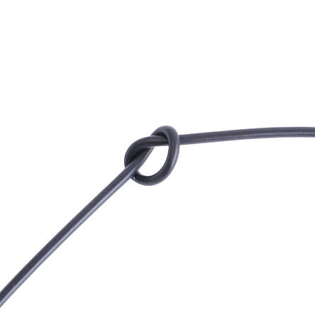 Силіконовий дріт 20AWG (0.5mm2-100/0.08TS) чорний, 1 м, фото 2