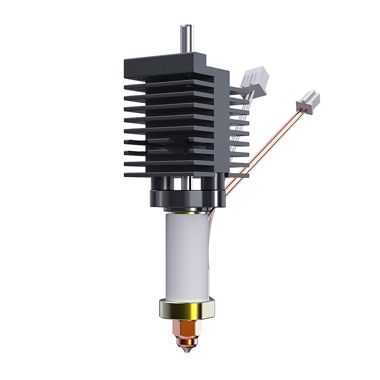 Хотенд (hotend) для 3Д-принтера Creality K2 Plus, нагрев.керамика, цельный термобарьер/сопло 0.4 (HSRQ0179)
