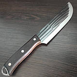 Ніж кухарський універсальний широкий кухонний 32см, фото 2