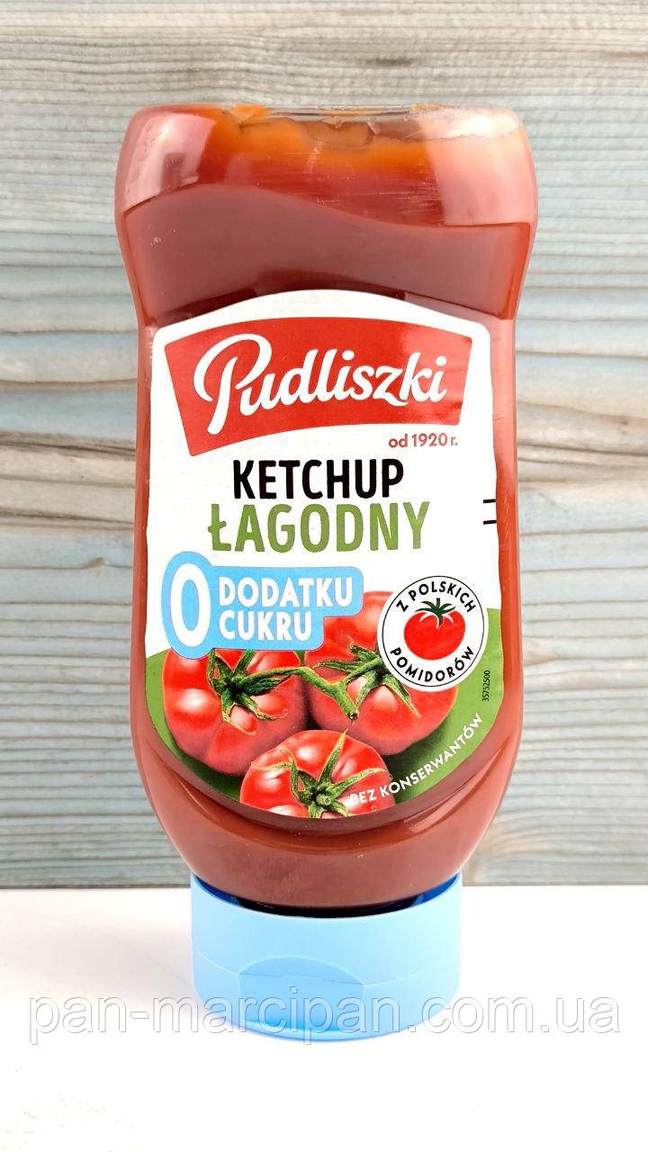 Кетчуп томатний Pudliszki без цукру 440 г, фото 1
