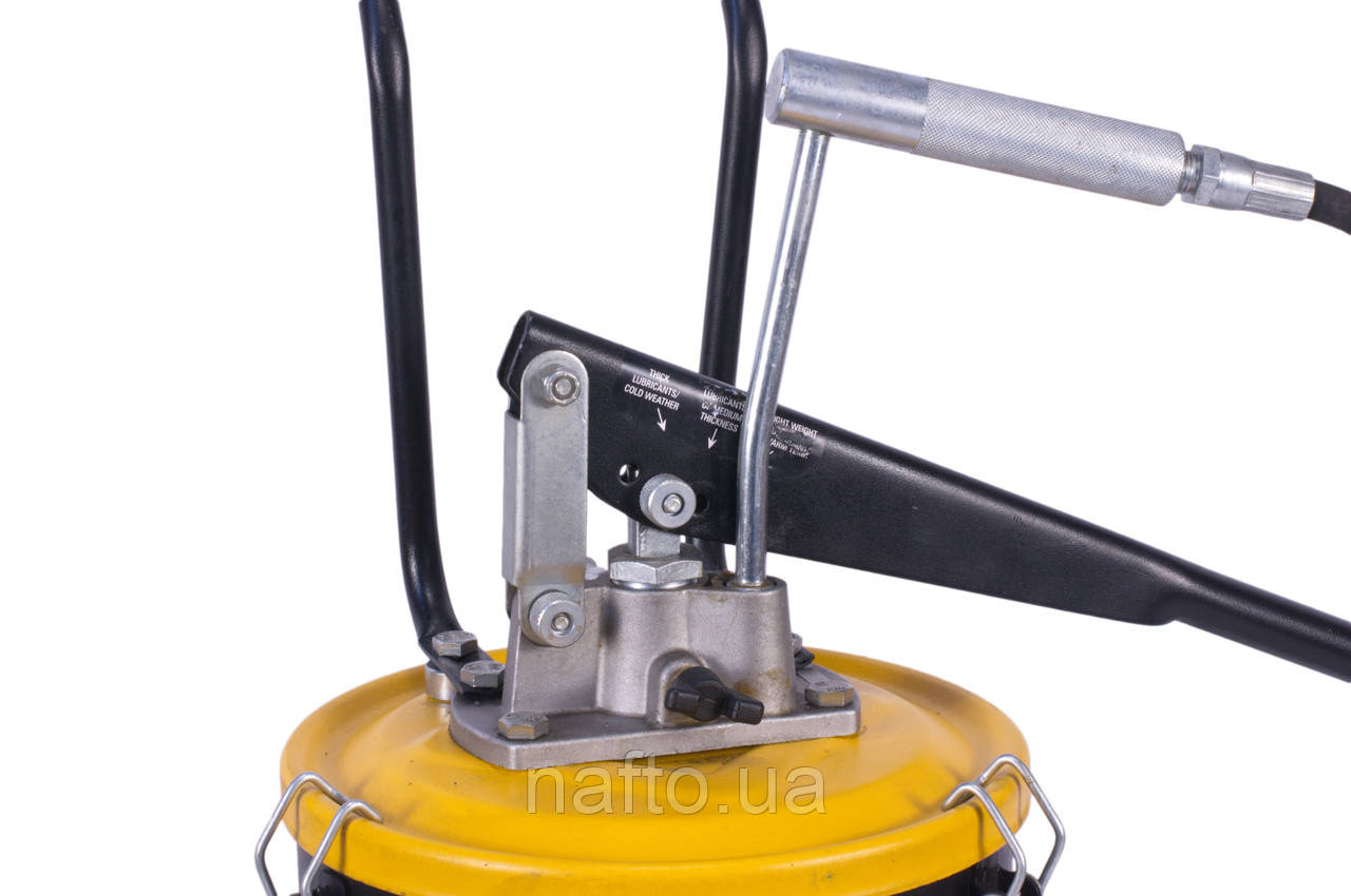 Нагнітач мастила PROLUBE VGP-15, ручний, з колесами 15 кг