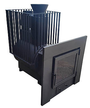 Піч для сауни та лазні Buller Панорама 12-20 м³ з виносом зі склом, фото 1