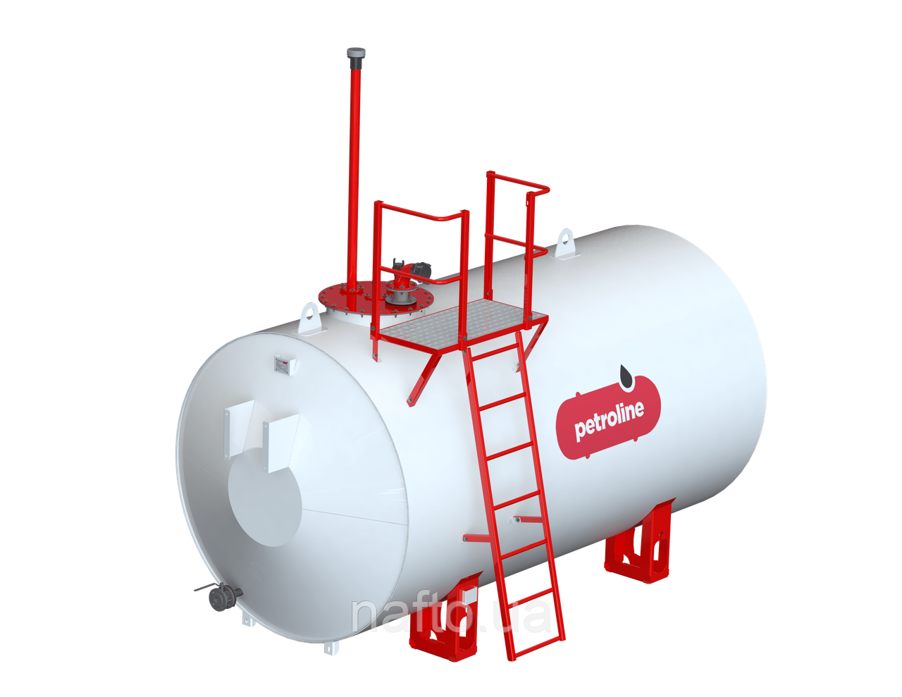 Резервуар для пального, одностінний, 10 м³