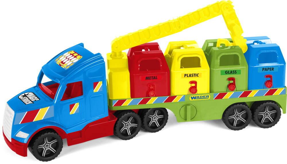 Машина сміттєвоз Magic Truck Basic, 80*28*20см, ТМ Wader, фото 1