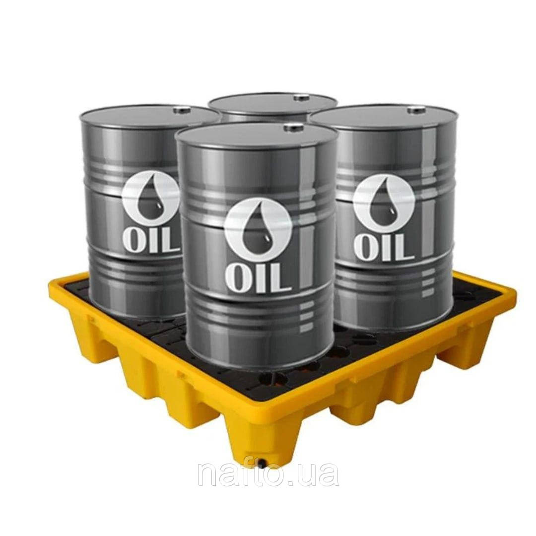 Піддон для зберігання 4-х бочок або єврокуба IBC Pallet для локалізації протікання