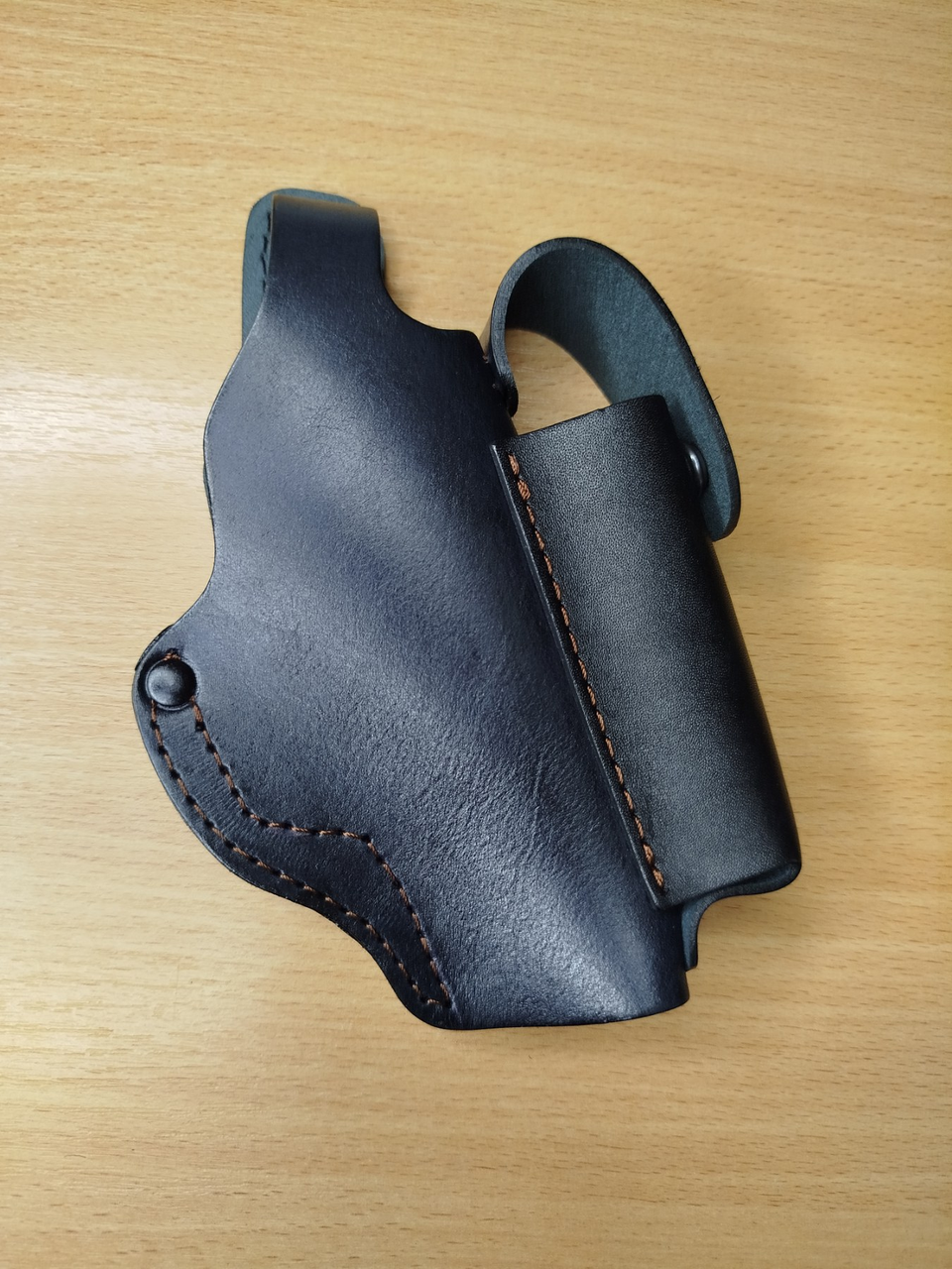 Кобура Шкіряна для Форт 12 поясна з чохлом під магазин, фото 1