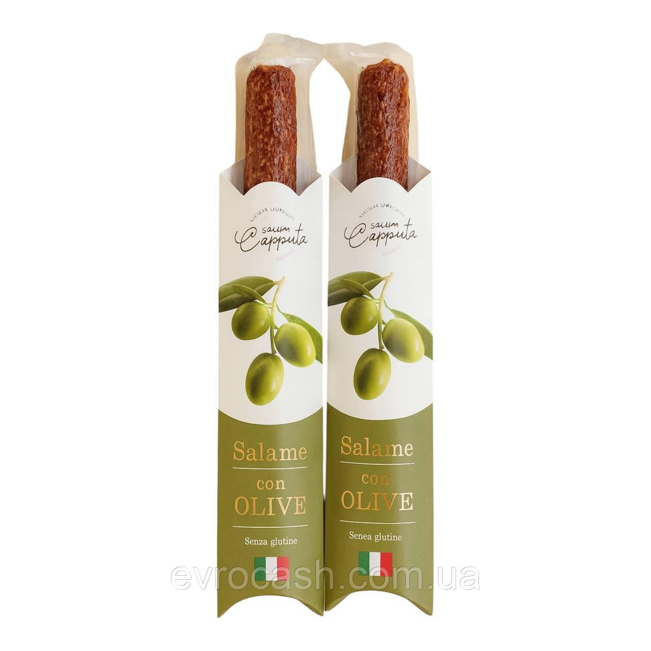 Ковбаса салямі Capputa Olive, фото 1