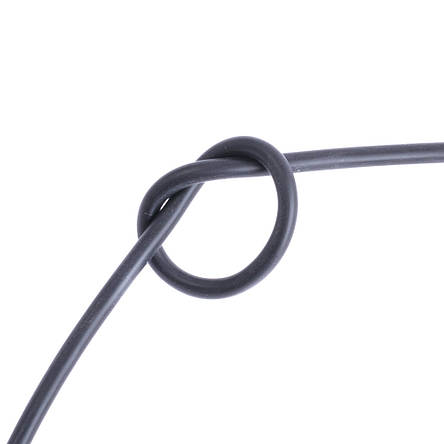 Силіконовий дріт 16AWG (1.3 mm2-252/0.08TS) чорний, 1 м, фото 2