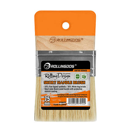 Пензель плоский для декору Rollingdog Design 75мм, фото 1