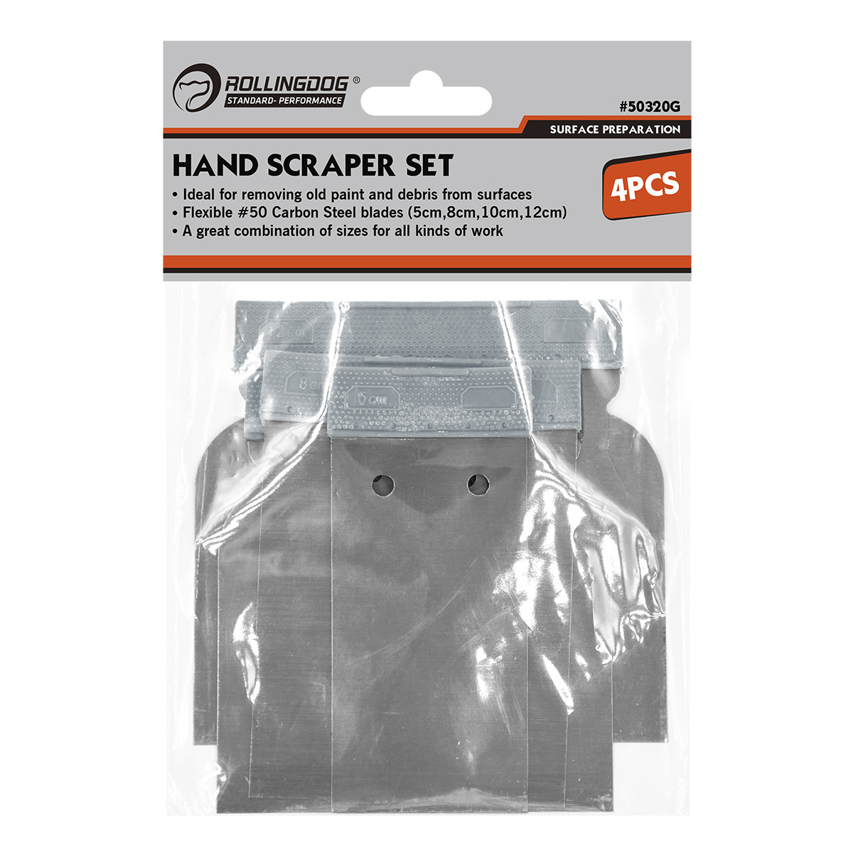 Набір японських шпателів Rollingdog 4шт