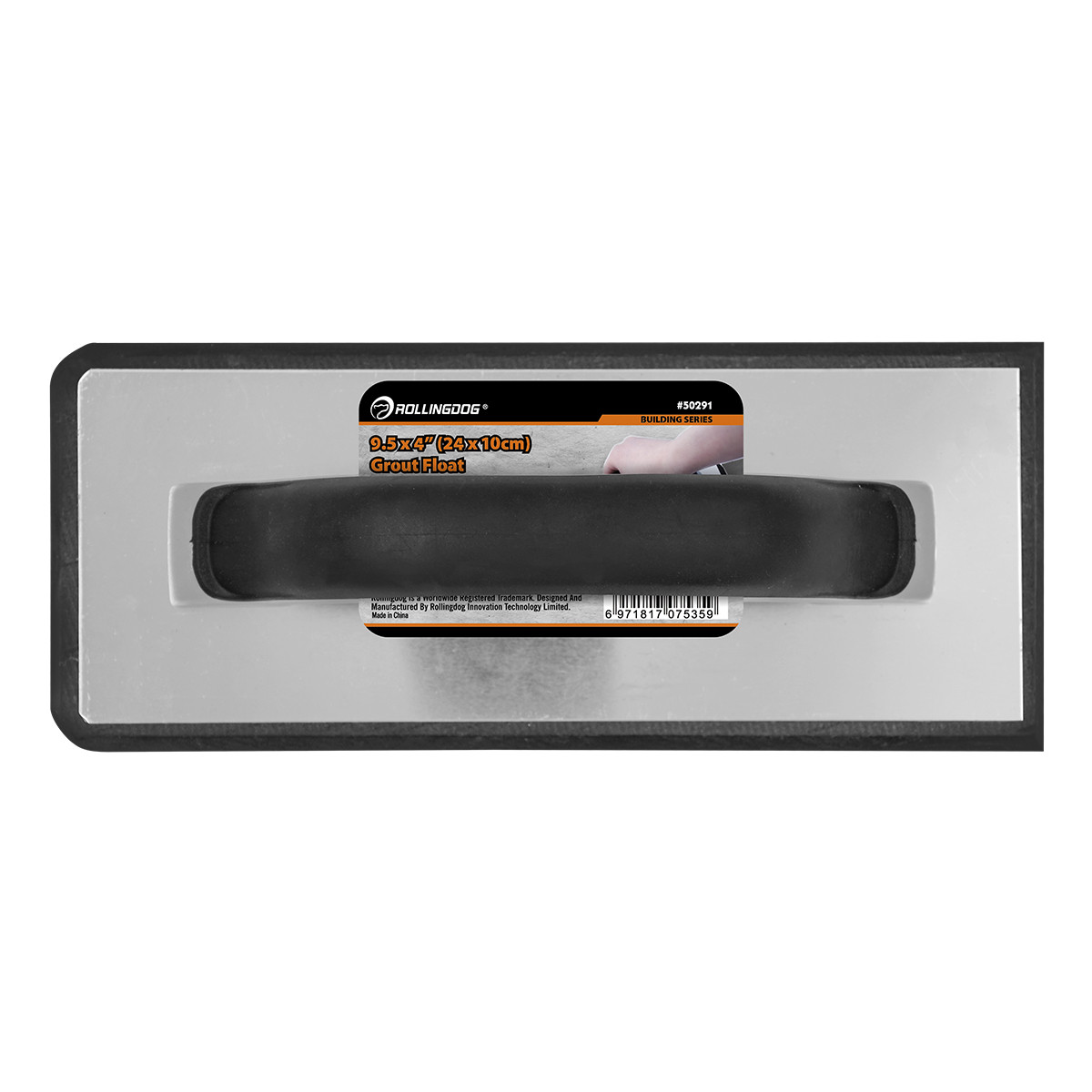 Гумовий шпатель для фуги Rollingdog 100х240мм