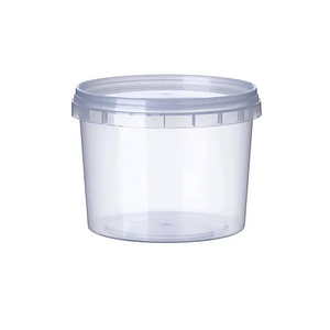 Банка прозора харчова 350 мл (Круг), 1/500