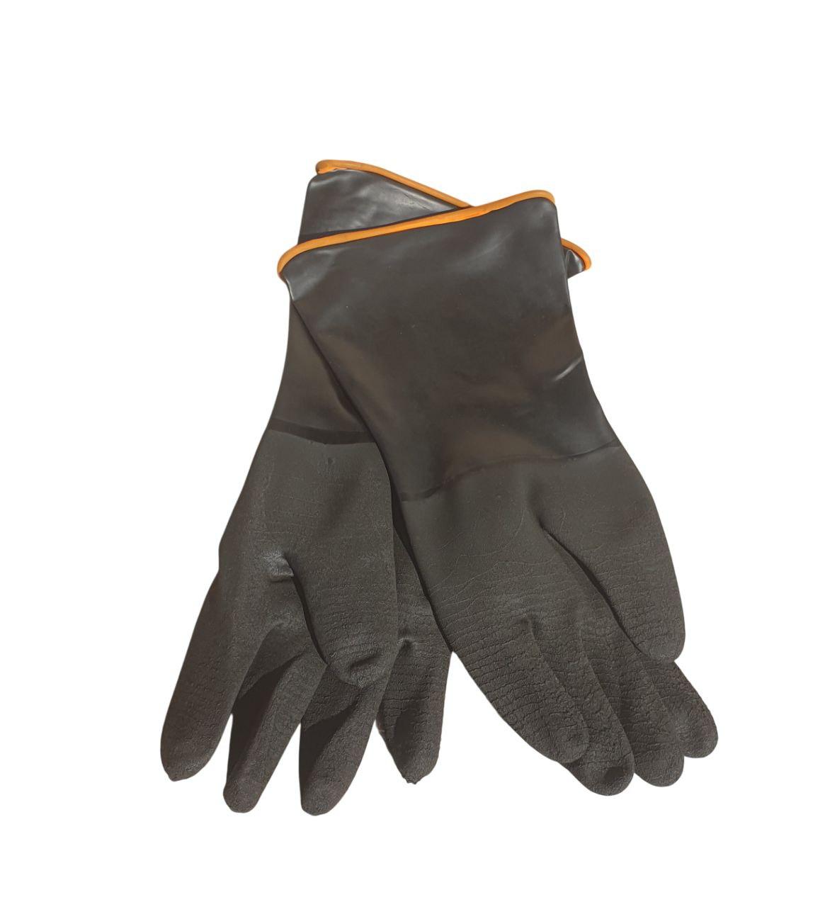 Рукавички для роботи із кислотами. "REIS" Польща, фото 1