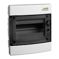 Модульний щиток PNF 4T з прозорими дверцятами вбудованого монтажу IP40 1×4 модулі (110818), NOARK