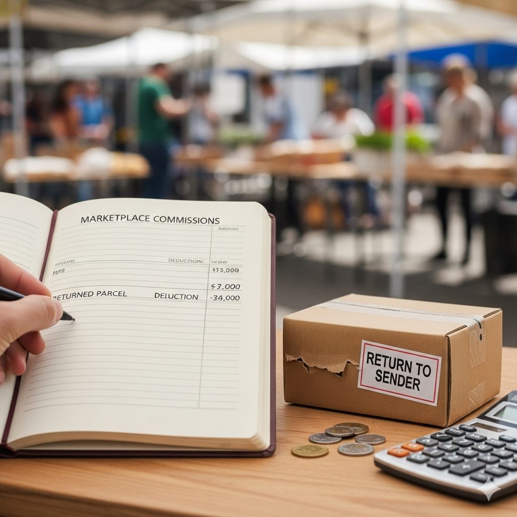 Компенсація комісії маркетплейсу у випадку незабору (або відмови) посилки
