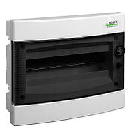 Модульний щиток PNF 12T з прозорими дверцятами вбудованого монтажу IP40 1×12 модулів (101512), NOARK