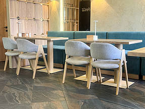 М'який стілець "Джим" з дерева