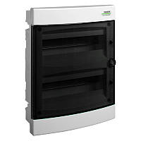 Модульний щиток PNF 24T з прозорими дверцятами вбудованого монтажу IP40 2×12 модулів (101514), NOARK