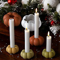 Молд для свічника «Гарбузик», 1 шт. Розмір бл. 6 см