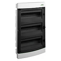 Модульний щиток PNF 36T з прозорими дверцятами вбудованого монтажу IP40 3×12 модулів (101516), NOARK