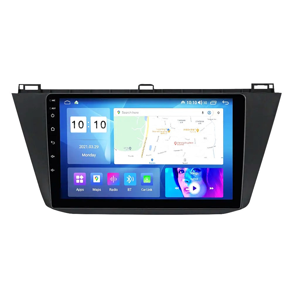 Штатна магнітола андроїд Volkswagen Tiguan 2016-20, Автомагнітола 2 дин 2/32, штатний головний пристрій, фото 1