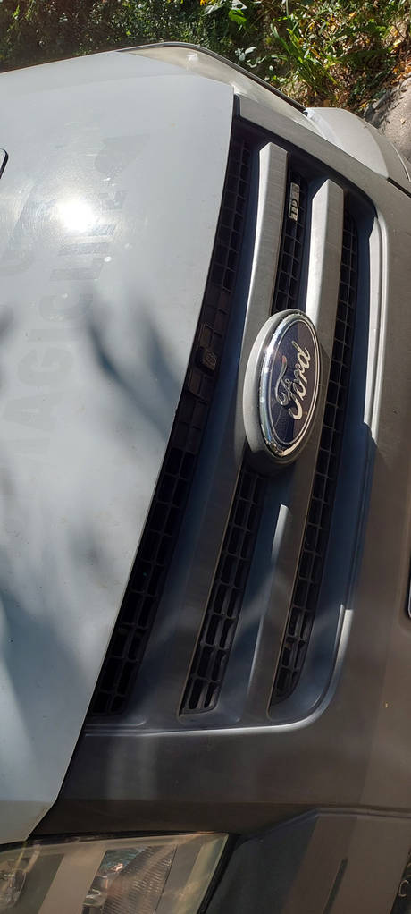 Емблема Ford передня Форд Транзит Синій 225*89 - фото покупців 1