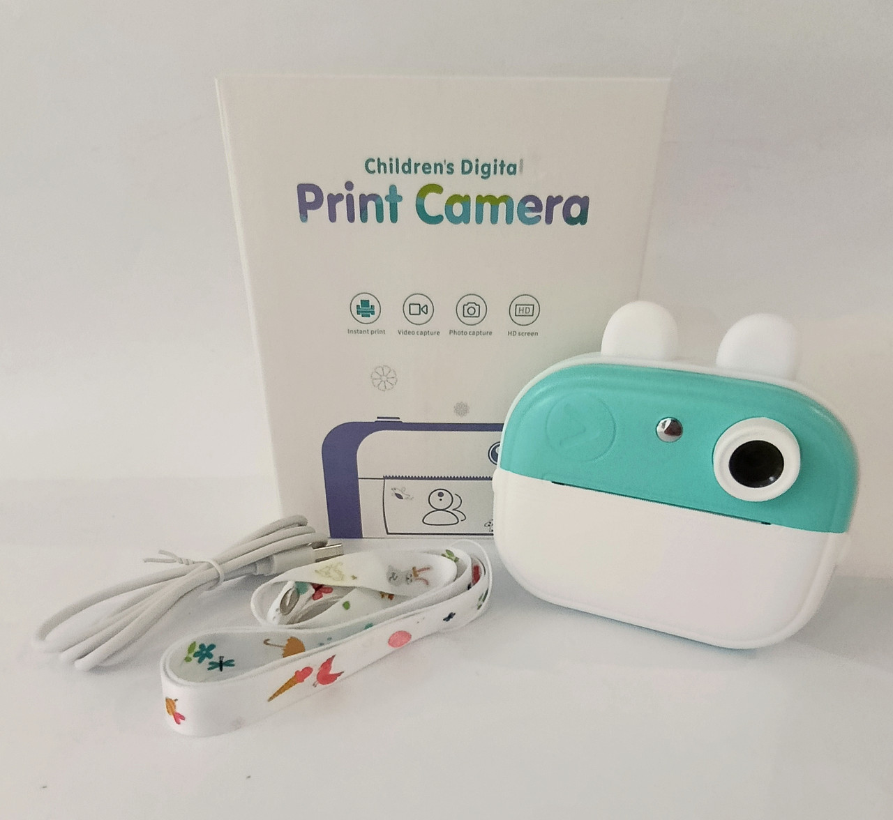 Фотоапарат 2 камери блакитний, фото 1