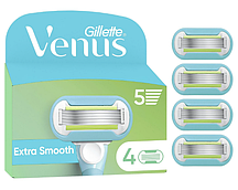Змінні касети Gillette Venus Extra Smooth, на 5 лез (4шт.)