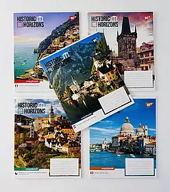 Зошит 96 аркушів У клітку Histiric horizons (767889) Yes