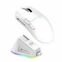 Бездротова Ігрова (2.4G, Bluetooth) ATTACK SHARK X11 Біла Мишка, PAW3311, 22000 DPI
