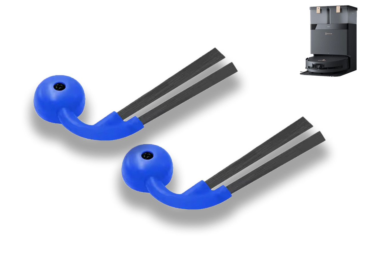 Бокові щітки (2 шт.) для робота-пилососа Ecovacs X8 Omni, фото 1